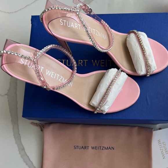 STUART WEITZMAN
Rhinestone Embellished Stiletto Heel Sandals
LIGHT PINK , 10 B - Picture 4 of 7